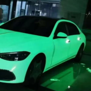 Moben 1.52*15M <strong>Fluorescence</strong> Luminous <strong>Color</strong> TPU PPF Glow at Night Adhesive Air Release <strong>Vinyl</strong> Sticker - Product Image 1