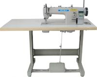 Machine à coudre industrielle à grande vitesse, point plat, aiguille simple, pour matériaux épais et usage intensif, modèle 0303D.