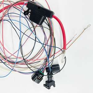 ROHS untuk bersertifikat 1m panjang kabel Harness Tembaga konduktor beberapa isolasi untuk otomotif elektronik sepeda motor mobil - Product Image 3