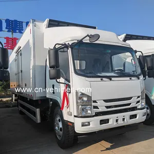 Isuzu 6m Carrier Refrigerated Truck 4x2 3T 4T 5T Japan Refrigerator Cargo Van Trucks