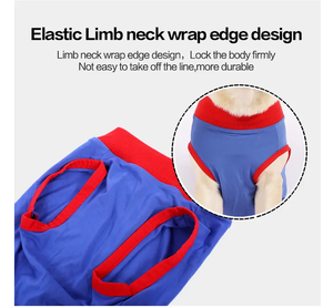 بيع بالجملة ملابس الحيوانات الأليفة بدلات الكلاب عالية الجودة ومرنة لينة تنفس الكلب دعوى الانتعاش الحيوانات الأليفة الكلب بذلة - Product Image 6