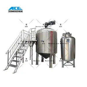 Preço de fábrica 100L Padrão DO PBF-Rotor Homogeneizador Estator/Loção Cosmética Fazendo Mixer/Sexo Gel Tanque Agitador