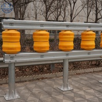 Système de barrière routière anti-collision en acier galvanisé robuste pour la construction de voies express