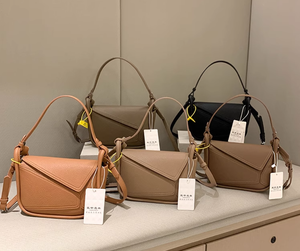 กระเป๋าสะพายข้างหนังสแนปแม่เหล็กสามด้านสำหรับผู้หญิงกระเป๋าสะพายข้างทรงตะกร้าผักสไตล์ใหม่เป็นแรงบันดาลใจ - Product Image 5