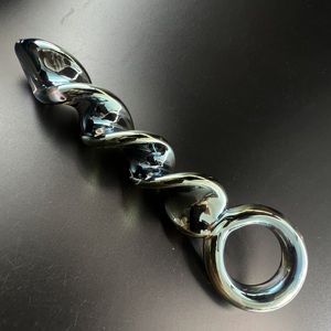 Masturbator Realistische <span class=keywords><strong>Dildo</strong></span> Penis Grote G-Spot Volwassen Seksspeeltjes Dual Head Crystal <span class=keywords><strong>Glass</strong></span> Anale Butt Plug Met Ring Voor Vrouw - Product Image 4