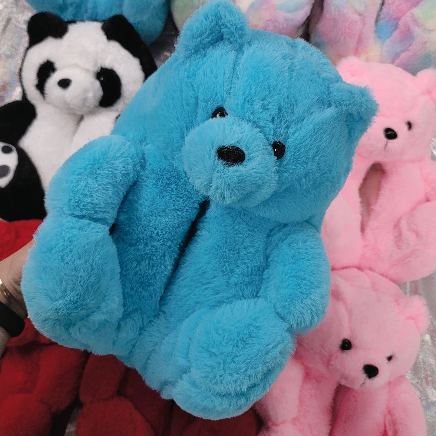 Игрушки Хобби плюшевая игрушка фабричная мягкая подарок на день Святого Валентина Самые дешевые детские тапочки плюшевый мишка подушка для собаки коврик для домашних животных Подушка для домашних животных