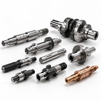 Poros Mesin CNC, Poros Bertingkat, Spindel, Crankshaft, Poros Eksentrik, Poros Transmisi Kustom Baja Karbon Baja Tahan Karat