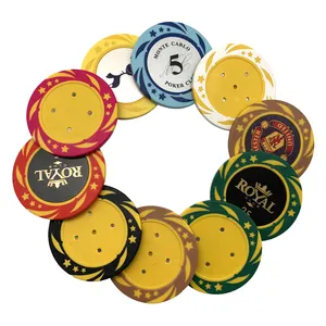 Ton 14g Poker Profis sional Paulson Keramik Profis sional 500 Stück Pharao Roundfor Chips Verkauf Arcilla und Acryl Fall Poker Chip