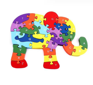 Wooden 3D Jigsaw <strong>Animal</strong> Puzzle Toys Children Preshcool Education Children's Puzzle <strong>Alphabet</strong> <strong>Letter</strong> Matching <strong>Animal</strong> Puzzle Toys - Product Image 1