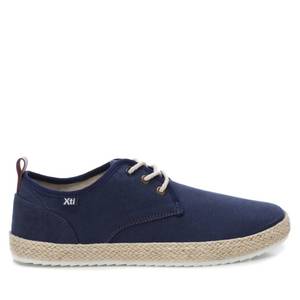 Chaussures en toile à lacets pour hommes Xti, style espadrille bleu, tendance, décontractées - Product Image 1