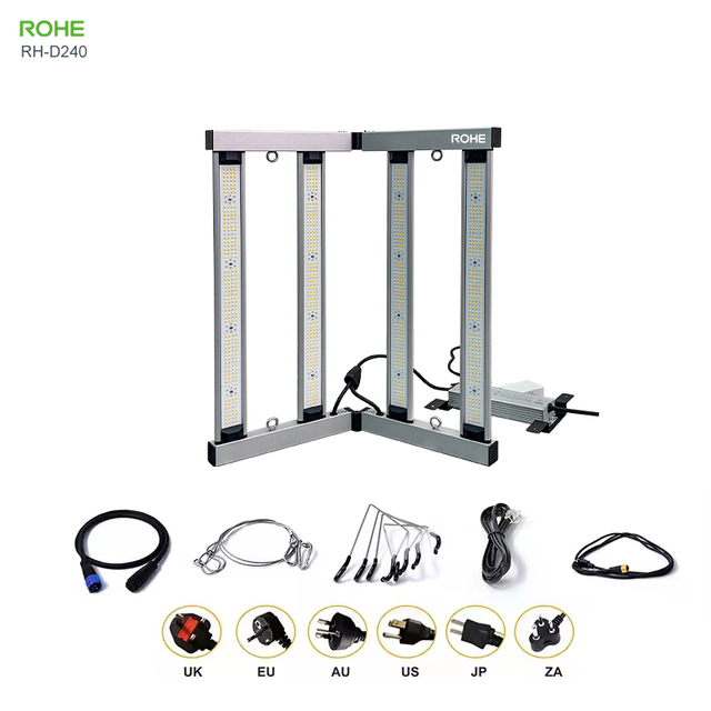 ROHE 240W 281B 3000K 4000K Bar Full Grow Light Led Indoor Plants Folding Commercial Full Led Plant Grow