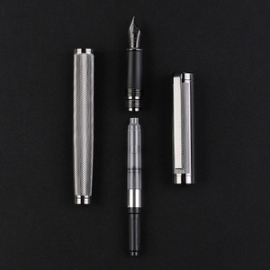 Bolígrafos de Metal de punta media tallada F EF, pluma de caligrafía, regalo de Navidad, oficina, vip, chapado en oro y plata de alta calidad, disponible - Product Image 6