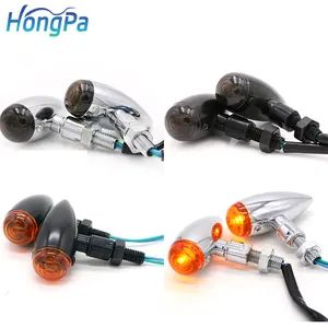 Universal 12V Motorcycle Turn Signal Blinker Indicator ABS Amber Motorbike Turn Signals