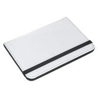 SCCFMM - Porta Pasaportes de Sublimación por Transferencia Térmica, Material PU, Diseño Geométrico, Gran Capacidad, Múltiples Ranuras para Tarjetas