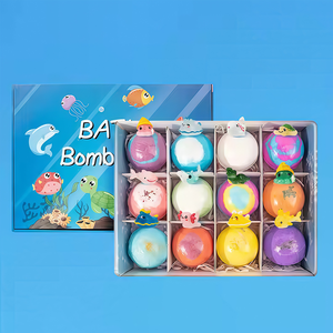 OEM Vente en gros Emballage personnalisé Spa Monde sous-marin <span class=keywords><strong>Bain</strong></span> effervescent <span class=keywords><strong>Bain</strong></span> <span class=keywords><strong>moussant</strong></span> bio Jouet pour enfants Heure du <span class=keywords><strong>bain</strong></span> surprise - Product Image 2