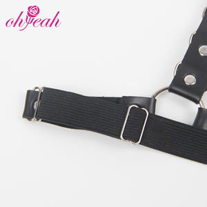 Emballage cadeau haut de gamme Punk femmes Sexy taille chaîne Bondage Lingeries Bondage harnais Faux cuir <span class=keywords><strong>porte</strong></span>-jarretelles - Product Image 5