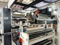 Machine de laminage thermique automatique à double moule et moteur électrique haute vitesse pour tissus / Lamineuse
