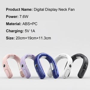 Ventilador de Cuello Portátil Manos Libres con Ajuste de 360 Grados, Potente Flujo de Aire, Mini Ventilador USB Recargable, Ajuste Ilimitado, Ventilador Portátil - Product Image 3