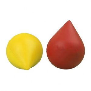 Wholesale Promotional Customized Water <b>Drop</b> Pu Stress Balls for 5 to 7 Years Unisex Antistress Toy - Product Image 2