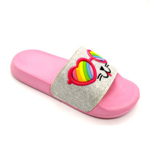 Sandales à bout ouvert avec logo OEM pour <span class=keywords><strong>fille</strong></span>, pantoufles pour enfants, nouveauté - Product Image 3