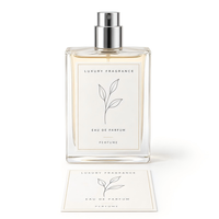 Étiquettes personnalisées pour cosmétiques et parfums, résistantes à l'alcool, autocollants adhésifs BOPP, pelliculage mat, en rouleau ou en feuille, logo, taille et forme personnalisés