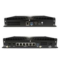 Firewall Mini PC 2*10G SFP+ Core I5 1235U I3 1215U 6xi226-V 2.5G 2*DDR5 NVMe Komputer Industri Server Rumah Proxmox