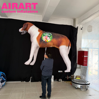 Marionnette gonflable personnalisée pour chien pour événement festif