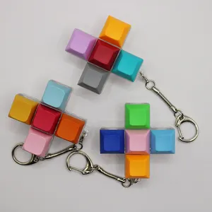 Werbe geschenk Schlüssel bund quadratische Farbe XDA Schlüssel kappe Schlüssel bund mechanische Tastatur Welle Tester Fingers pitze Dekompression Schlüssel bund