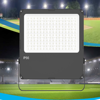 Projecteur LED haute luminosité 200W 300W pour stades sportifs, terrains de football, terrains de tennis - IP66 étanche, en aluminium, certifié ETL