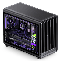 New Jonsbo D33 BK/WH Mini-ITX / Micro-ATX Mid Tower Computer Case Black Mini Mesh Case Desktop Micro ATX Chassis Portable case