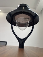 Lampe de jardin LED moderne avec capteur de mouvement photocellule 30W à 100W pour éclairage extérieur