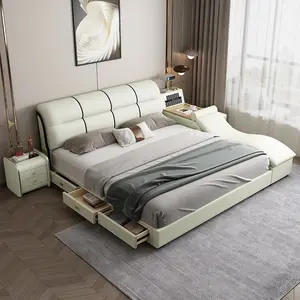 Bronzlaşma tasarım yürüyor pamuk yatak çarşafı set akıllı yatak kral yetişkin için yorgan yatak takımı yüz ranza