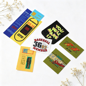 Personalized Woven Fabric <b>Labels</b> For Clothing Custom Brand Logo Tags Sew‑on <b>Name</b> <b>Labels</b> For Apparel Brand Decoration - Product Image 6