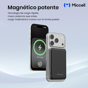 Batería Externa Portátil Miccell al por Mayor, 22,5W, Carga Rápida Magnética, Capacidades de 5000/<span class=keywords><strong>10000mAh</strong></span> para Móvil - Product Image 3