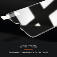 Protection en verre trempé incurvé sans bordure Super D à bon prix pour iPhone 17 Pro Max, verre transparent pour iPhone 17, 16, 15