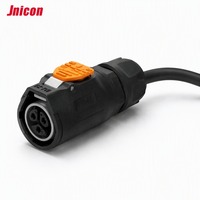 Connecteur circulaire MJ20 IP67 à verrouillage rapide, prise mâle/femelle à montage sur panneau pour système BMS de batterie au lithium de yacht marin