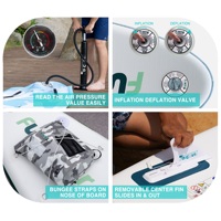 Paddle popper — planche de surf ultralia pliable OEM, nouvelle collection, livraison directe depuis l'usine