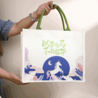 Sac fourre-tout en toile personnalisé avec logo imprimé Xien 2027, durable, réutilisable, pour usage quotidien, sac cadeau promotionnel