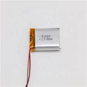 602035 400mah <span class=keywords><strong>3</strong></span>.7v线msds太阳能系统calb铝铜箔锂聚合物离子电池包 - Product Image 2