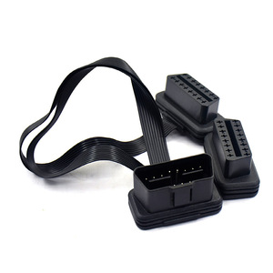 Bán buôn lt027 OBD2 nối Splitter Y cáp mở rộng Adapter 16 pins Nam Nữ một-to-hai dòng chẩn đoán - Product Image 1