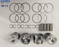 Piston de moteur diesel de qualité OEM 94 mm avec jeu de segments et axe de piston pour Jeep Wrangler JK 2.8L CRD 68090425AA Ensemble piston STD 050