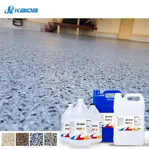 Eco-Friendly Epoxy Self-Leveling Metallic Flakes for Dust Proof Floor Paint Texture Epoxy Curing Agent Liquid Paint Coating