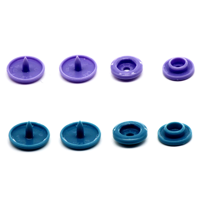 Wholesale Four Parts 16L 20L 24L Plastic Snap Fastener T3 T5 T8 Plastic Press Snap Buttons