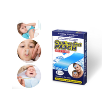 Patch de Gel de refroidissement 2024 Patch de fièvre fraîche par paquet Produits de réduction de chaleur pour enfants Gel de réduction de chaleur pour les enfants