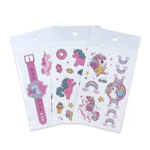 Autocollant de tatouage amovible pour enfants, fournitures de fête personnalisées, décoration temporaire pour garçons