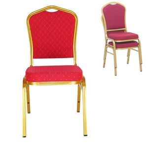 <span class=keywords><strong>Restaurante</strong></span> de lujo <span class=keywords><strong>Hotel</strong></span> de Metal para boda de la marina moderna sala Oval espalda acolchada apilable Louis banquete silla - Product Image 3