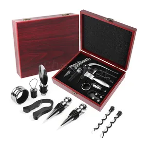 Cheerfastwine fabrik großhandel Wein Opener set mit Holz box Kit und wein opener werkzeuge kit