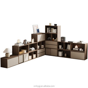 Armoire combinée multifonctionnelle moderne DIY de conception libre pour salon ou chambre à coucher avec une excellente fonctionnalité de stockage - Product Image 1