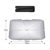 Parasol de voiture pliable portable anti-UV pour pare-brise, abri solaire pliant pour SUV, protection solaire pour vitres de voiture