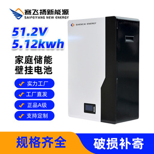 Home Energy Storage Wall-<b>Mounted</b> LiFePO4 <b>Battery</b> 51.2V 100AH Hybrid Grid With Wifi Communication - Product Image 3